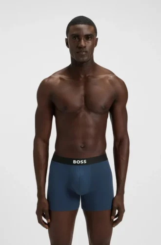 Three-pack of boxer briefs in stretch cotton