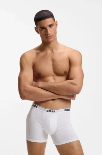 Three-pack of boxer briefs in stretch cotton