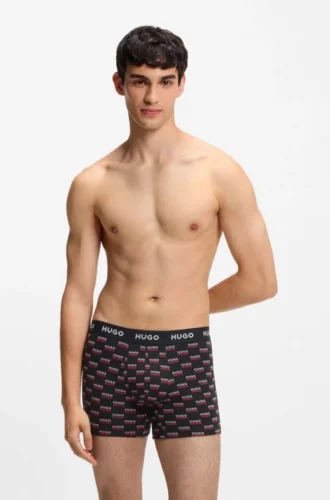 Three-pack of boxer briefs in stretch cotton