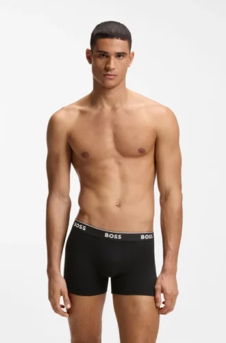 Three-pack of boxer briefs in stretch cotton