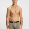 Three-pack of boxer briefs in stretch cotton