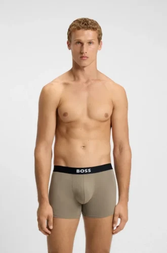 Three-pack of boxer briefs in stretch cotton