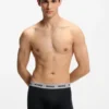 Three-pack of boxer briefs in stretch cotton