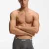 Three-pack of boxer briefs in stretch cotton