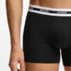 Three-pack of branded boxer briefs in stretch cotton