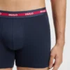 Three-pack of branded boxer briefs in stretch cotton