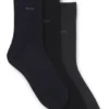 Three-pack of cotton-blend socks in a regular length Three-pack of cotton-blend socks in a regular length