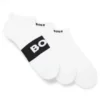 Three-pack of cotton-blend socks in an ankle length