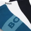 Three-pack of cotton-blend socks in an ankle length
