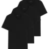Three-pack of cotton V-neck undershirts