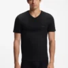 Three-pack of cotton V-neck undershirts