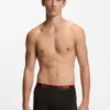 Three-pack of degradé-waistband trunks