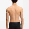 Three-pack of degradé-waistband trunks