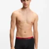 Three-pack of degradé-waistband trunks