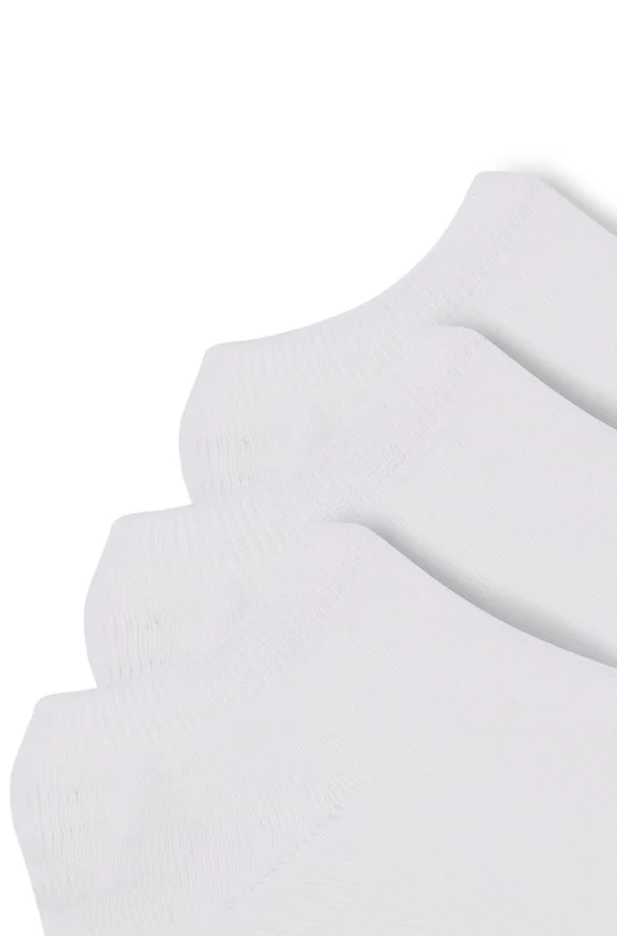 Three-pack of invisible socks with logos Three-pack of invisible socks with logos