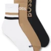 Three-pack of kids’ socks in a cotton blend Three-pack of kids’ socks in a cotton blend