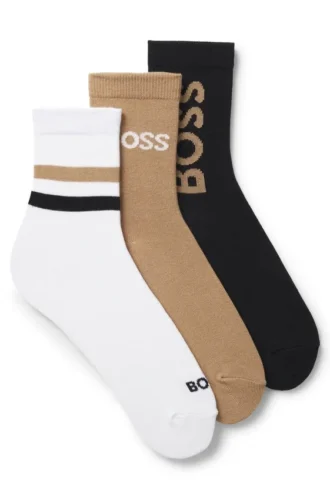 Three-pack of kids’ socks in a cotton blend