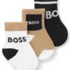 Three-pack of kids’ socks in a cotton blend Three-pack of kids’ socks in a cotton blend