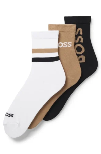 Three-pack of kids’ socks in a cotton blend