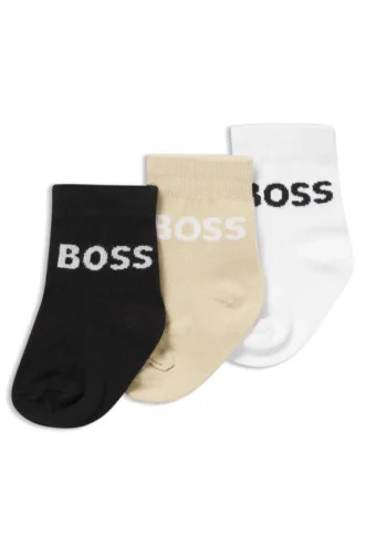 Three-pack of kids’ socks in a cotton blend