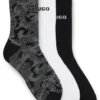 Three-pack of logo-detail socks in a short length