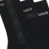 Three-pack of logo-detail socks in a short length