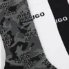 Three-pack of logo-detail socks in a short length