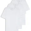 Three-pack of logo-embroidered cotton T-shirts