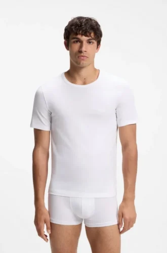 Three-pack of logo-embroidered cotton T-shirts