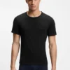 Three-pack of logo-embroidered cotton T-shirts