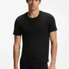 Three-pack of logo-embroidered cotton T-shirts