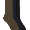 Three-pack of logo socks in a regular length