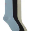 Three-pack of logo socks in a regular length