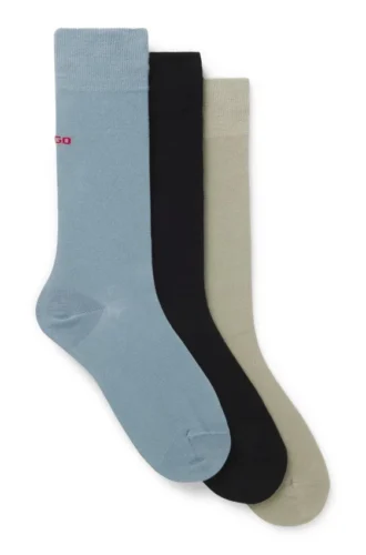 Three-pack of logo socks in a regular length