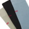 Three-pack of logo socks in a regular length