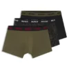 Three-pack of logo trunks in stretch cotton