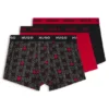 Three-pack of logo trunks in stretch cotton