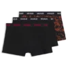 Three-pack of logo trunks in stretch cotton