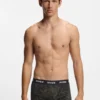 Three-pack of logo trunks in stretch cotton