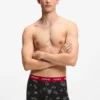 Three-pack of logo trunks in stretch cotton