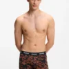 Three-pack of logo trunks in stretch cotton