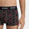 Three-pack of logo trunks in stretch cotton