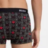 Three-pack of logo trunks in stretch cotton