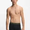 Three-pack of logo trunks in stretch cotton