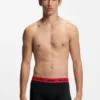Three-pack of logo trunks in stretch cotton