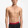 Three-pack of logo trunks in stretch cotton
