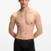 Three-pack of logo trunks in stretch cotton