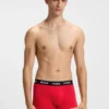 Three-pack of logo trunks in stretch cotton