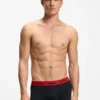 Three-pack of logo trunks in stretch cotton