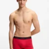 Three-pack of logo trunks in stretch cotton